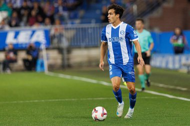 Manuel Sanchez, LaLiga EA SPORTS maçı sırasında Estadio Mendizorroza 'da Deportivo Alaves ve Sevilla FC takımları arasında görüldü (Maciej Rogowski)