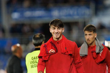 Alberto Collado, LaLiga EA SPORTS maçı sırasında Estadio Mendizorroza 'da Deportivo Alaves ve Sevilla FC takımları arasında görüldü (Maciej Rogowski)