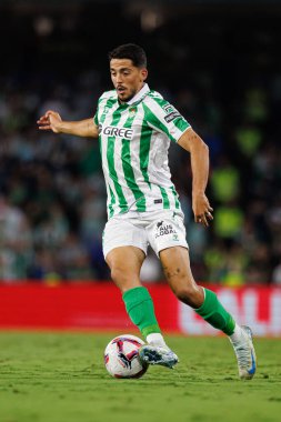 Estadio Benito Villamarin 'de Real Betis Balompie ve RCD Mallorca takımları arasında oynanan LaLiga EASPORTS maçı sırasında Pablo Fornals (Maciej Rogowski)