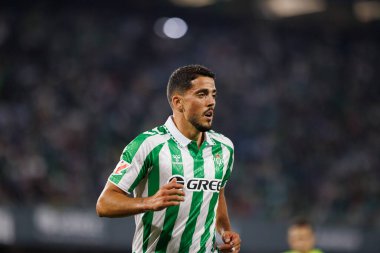 Estadio Benito Villamarin 'de Real Betis Balompie ve RCD Mallorca takımları arasında oynanan LaLiga EASPORTS maçı sırasında Pablo Fornals (Maciej Rogowski)
