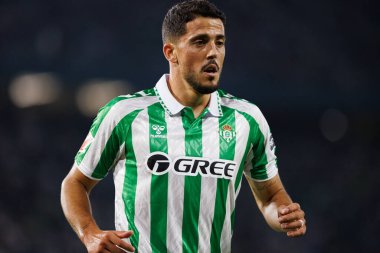 Estadio Benito Villamarin 'de Real Betis Balompie ve RCD Mallorca takımları arasında oynanan LaLiga EASPORTS maçı sırasında Pablo Fornals (Maciej Rogowski)