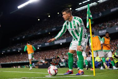 Giovani Lo Celso LaLiga EASPORTS maçı sırasında Real Betis Balompie ve RCD Mallorca takımları arasında Estadio Benito Villamarin (Maciej Rogowski)