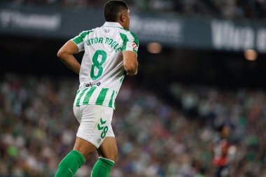 Estadio Benito Villamarin 'de Real Betis Balompie ve RCD Mallorca takımları arasındaki LaLiga EASPORTS maçı sırasında Vitor Roque (Maciej Rogowski)