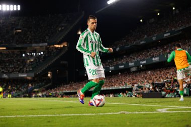 Giovani Lo Celso LaLiga EASPORTS maçı sırasında Real Betis Balompie ve RCD Mallorca takımları arasında Estadio Benito Villamarin (Maciej Rogowski)