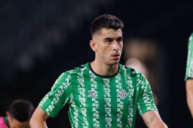 Marc Roca, Real Betis Balompie ve RCD Mallorca takımları arasında LaLiga EASPORTS maçı sırasında Estadio Benito Villamarin (Maciej Rogowski)
