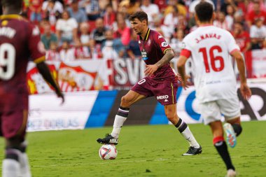 Stanko Juriç LaLiga EA SPORTS maçı sırasında Estadio Ramon Sanchez Pizjuan 'da Sevilla FC ve Real Valladolid takımları arasında görüldü (Maciej Rogowski)