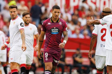 Marcos Andre, LaLiga EA SPORTS maçı sırasında Estadio Ramon Sanchez Pizjuan 'da Sevilla FC ve Real Valladolid takımları arasında görüldü (Maciej Rogowski)