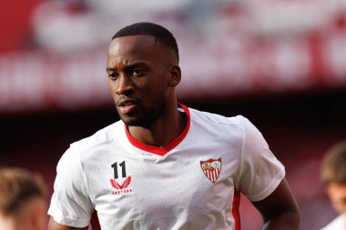 Dodi Lukebakio, LaLiga EA SPORTS maçında Sevilla FC ve Real Valladolid takımları arasında Estadio Ramon Sanchez Pizjuan (Maciej Rogowski)
