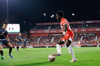 Estadi Montilivi 'de Girona FC ve Rayo Vallecano takımları arasında oynanan LaLiga EA SPORTS maçı sırasında Gabriel Misehouy görüldü (Maciej Rogowski)