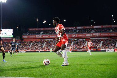 Estadi Montilivi 'de Girona FC ve Rayo Vallecano takımları arasında oynanan LaLiga EA SPORTS maçı sırasında Gabriel Misehouy görüldü (Maciej Rogowski)