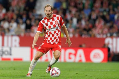 Daley Blind, Estadi Montilivi 'de Girona FC ve Rayo Vallecano takımları arasında oynanan LaLiga EA SPORTS maçı sırasında görüldü (Maciej Rogowski)