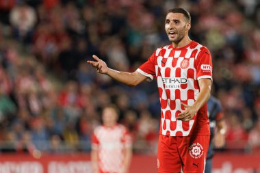 Estadi Montilivi 'de Girona FC ve Rayo Vallecano takımları arasında LaLiga EA SPORTS maçı sırasında görülen Abel Ruiz (Maciej Rogowski)