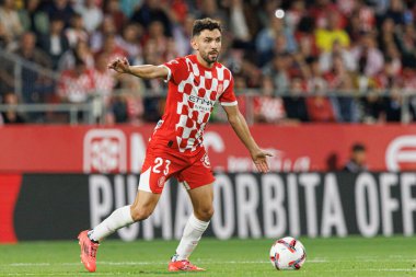 Ivan Martin, LaLiga EA SPORTS maçı sırasında Girona FC ve Rayo Vallecano takımları arasında Estadi Montilivi 'de görüldü (Maciej Rogowski)