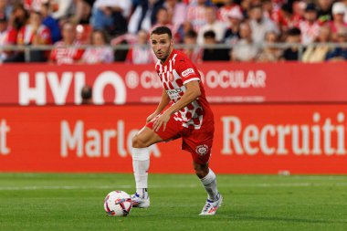 Estadi Montilivi 'de Girona FC ve Rayo Vallecano takımları arasında LaLiga EA SPORTS maçı sırasında görülen Abel Ruiz (Maciej Rogowski)