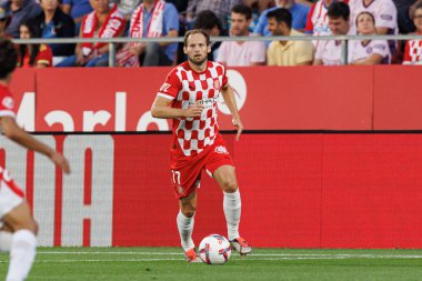 Daley Blind, Estadi Montilivi 'de Girona FC ve Rayo Vallecano takımları arasında oynanan LaLiga EA SPORTS maçı sırasında görüldü (Maciej Rogowski)