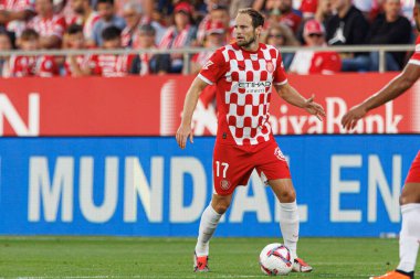 Daley Blind, Estadi Montilivi 'de Girona FC ve Rayo Vallecano takımları arasında oynanan LaLiga EA SPORTS maçı sırasında görüldü (Maciej Rogowski)