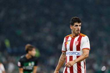 Lucas PIazon, Liga Portekiz maçı sırasında Estadio Jose Alvalade 'deki AVS Futebol SAD (Maciej Rogowski)