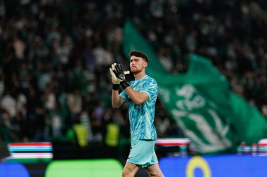 Franco Israel, Liga Portekiz maçı sırasında Estadio Jose Alvalade 'de (Maciej Rogowski) Sporting CP ve AVS Futebol SAD takımları arasında görüldü.)
