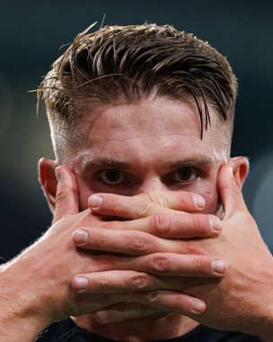 Viktor Gyokeres, Liga Portekiz maçında attığı gol sonrasında Estadio Jose Alvalade 'deki AVS Futebol SAD (Maciej Rogowski)