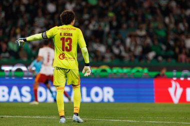 Guillermo Ochoa, Liga Portekiz maçı sırasında Estadio Jose Alvalade 'deki AVS Futebol SAD (Maciej Rogowski)