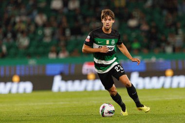 Estadio Jose Alvalade 'de (Maciej Rogowski) Sporting CP ve AVS Futebol SAD takımları arasında oynanan Liga Portekiz maçı sırasında Daniel Braganca)