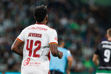 Cristian Castro Devenish, Liga Portekiz maçı sırasında Estadio Jose Alvalade (Maciej Rogowski) 'deki Sporting CP ve AVS Futebol SAD takımları arasında oynadı.)