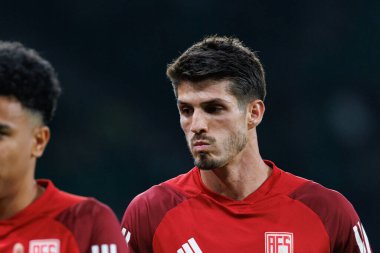 Lucas PIazon, Liga Portekiz maçı sırasında Estadio Jose Alvalade 'deki AVS Futebol SAD (Maciej Rogowski)