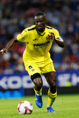Eric Bailly, LaLiga EASPORTS maçı sırasında RCD Espanyol de Barcelona ve Villarreal CF takımları arasında RCDE Stadyumu 'nda (Maciej Rogowski)