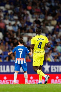 Eric Bailly, LaLiga EASPORTS maçı sırasında RCD Espanyol de Barcelona ve Villarreal CF takımları arasında RCDE Stadyumu 'nda (Maciej Rogowski)