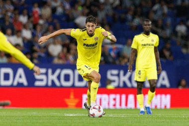LaLiga EASPORTS maçı sırasında RCD Espanyol de Barcelona ve Villarreal CF takımları arasında RCDE Stadyumu 'nda (Maciej Rogowski)