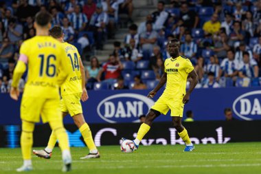 Eric Bailly, LaLiga EASPORTS maçı sırasında RCD Espanyol de Barcelona ve Villarreal CF takımları arasında RCDE Stadyumu 'nda (Maciej Rogowski)