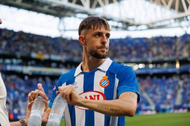 LaLiga EASPORTS maçı sırasında RCD Espanyol de Barcelona ve Villarreal CF takımları arasında RCDE Stadyumu 'nda (Maciej Rogowski)