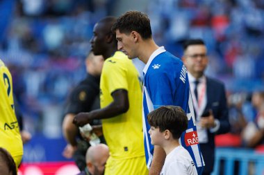 LaLiga EASPORTS maçı sırasında RCD Espanyol de Barcelona ve Villarreal CF takımları arasında RCDE Stadyumu 'nda (Maciej Rogowski)