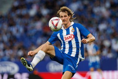 Alex Kral  during LaLiga EASPORTS game between teams of RCD Espanyol de Barcelona and Villarreal CF at RCDE Stadium (Maciej Rogowski) clipart