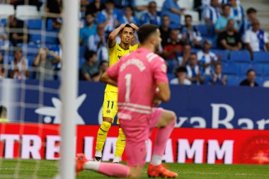 LaLiga EASPORTS maçı sırasında RCD Espanyol de Barcelona ve Villarreal CF takımları arasında RCDE Stadyumu 'nda (Maciej Rogowski)