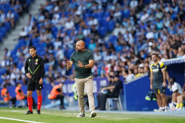 LaLiga EASPORTS maçı sırasında RCD Espanyol de Barcelona ve Villarreal CF takımları arasında RCDE Stadyumu 'nda (Maciej Rogowski)