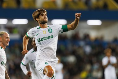 Daniel Braganca, Liga Portekiz maçında GD Estoril Praia ve Estadio Antonio Coimbra da Mota (Maciej Rogowski)