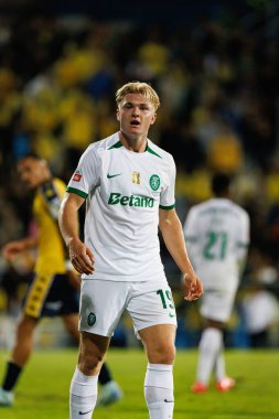 Conrad Harder, Liga Portekiz maçı sırasında Estoril Praia ve Sporting CP takımları arasında Estadio Antonio Coimbra da Mota (Maciej Rogowski)