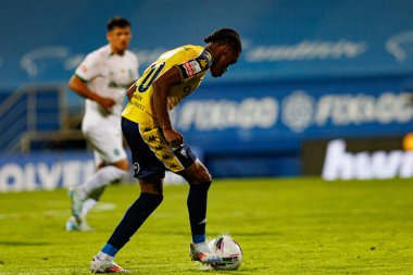 Wagner Pina, Liga Portekiz maçı sırasında Estoril Praia ve Sporting CP takımları arasında Estadio Antonio Coimbra da Mota 'da görüldü (Maciej Rogowski)