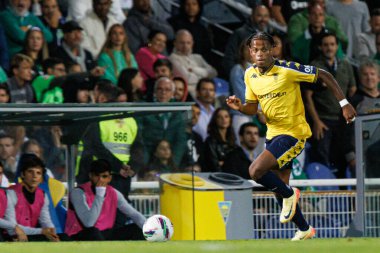 Michel Costa, Liga Portekiz maçı sırasında Estoril Praia ve Estadio Antonio Coimbra da Mota takımları arasında görüldü (Maciej Rogowski)