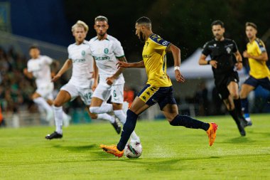 Yanis Begraoui, Liga Portekiz maçı sırasında Estoril Praia ve Sporting CP takımları arasında Estadio Antonio Coimbra da Mota (Maciej Rogowski)