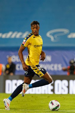 Wagner Pina, Liga Portekiz maçı sırasında Estoril Praia ve Sporting CP takımları arasında Estadio Antonio Coimbra da Mota 'da görüldü (Maciej Rogowski)