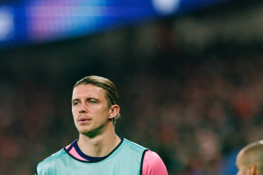 Conor Gallagher UEFA Şampiyonlar Ligi maçında SL Benfica ve Atletico de Madrid (Maciej Rogowski) takımları arasında görüldü.)