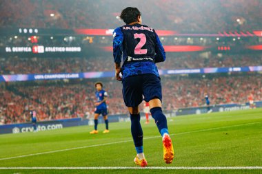 Jose Maria Gimenez UEFA Şampiyonlar Ligi maçında SL Benfica ve Atletico de Madrid (Maciej Rogowski) takımları arasında görüldü.)