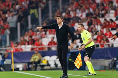 Bruno Lage UEFA Şampiyonlar Ligi maçında SL Benfica ve Atletico de Madrid (Maciej Rogowski) takımları arasında görüldü.)