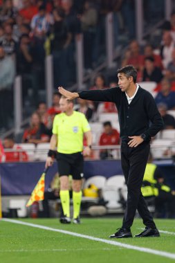 Bruno Lage UEFA Şampiyonlar Ligi maçında SL Benfica ve Atletico de Madrid (Maciej Rogowski) takımları arasında görüldü.)