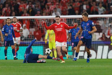 Kerem Akturkoglu UEFA Şampiyonlar Ligi maçında SL Benfica ve Atletico de Madrid (Maciej Rogowski) takımları arasında görüldü.)