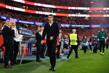 Bruno Lage UEFA Şampiyonlar Ligi maçında SL Benfica ve Atletico de Madrid (Maciej Rogowski) takımları arasında görüldü.)
