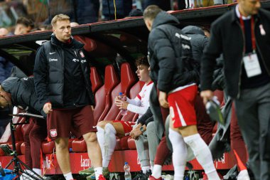 Nicola Zalewski, Polonya ve Hırvatistan milli takımları arasında PGE Narodowy 'de oynanan UEFA Uluslar Ligi maçında görüldü (Maciej Rogowski)