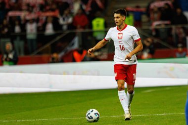 Bartosz Kapustka, Polonya ve Hırvatistan milli takımları arasında PGE Narodowy 'de oynanan UEFA Uluslar Ligi maçında görüldü (Maciej Rogowski)